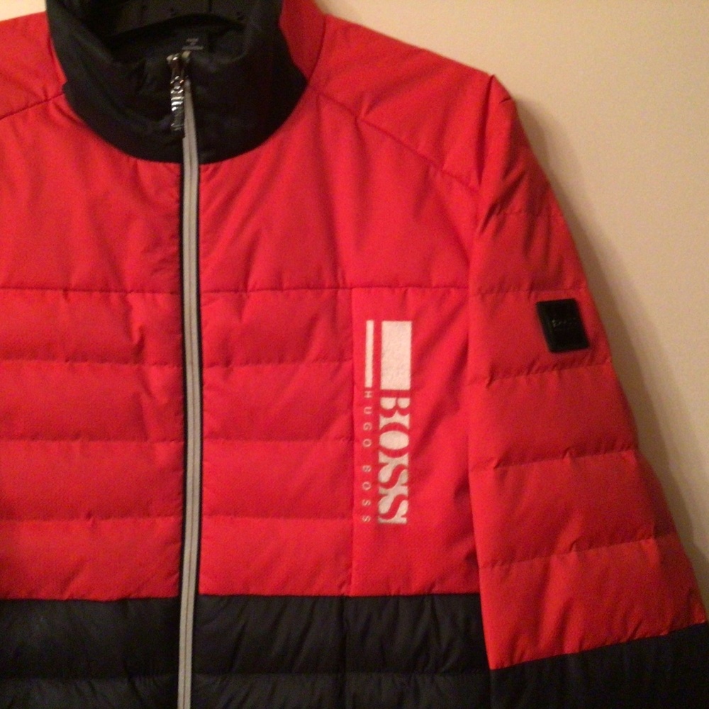🔥🔥HUGO BOSS Quilted Duck Down Menswear Puffer Jacket - Picture 2 of 6